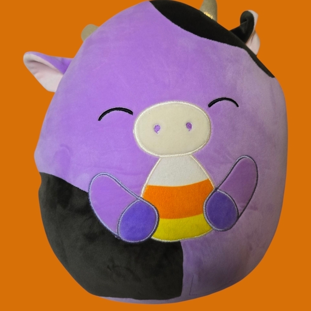 Full Size 12 In Squishmallow ALEXIE THE COW